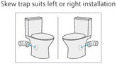 Chic Rimless Close-Coupled Suite S / P / Skew Trap Left or Right
